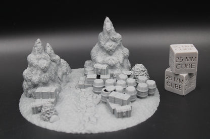 Tabletop Terrain Loot Treasure Goods Pile Stash Dnd RPG Wargame Skirmish 28-32mm