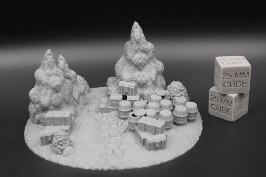 Tabletop Terrain Loot Treasure Goods Pile Stash Dnd RPG Wargame Skirmish 28-32mm