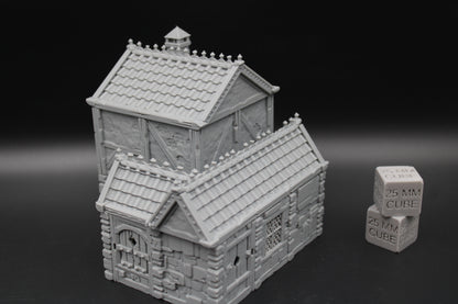 Tabletop Terrain Stone House 12of19 Town City Dnd RPG wargame skirmish 28-32mm