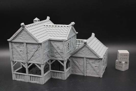 Tabletop Terrain Plaster Cob House 13of19 Town City Dnd RPG wargame skirmish 28-32mm