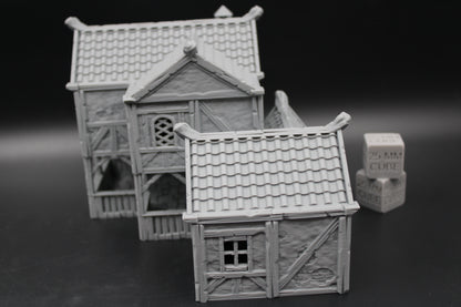 Tabletop Terrain Plaster Cob House 13of19 Town City Dnd RPG wargame skirmish 28-32mm