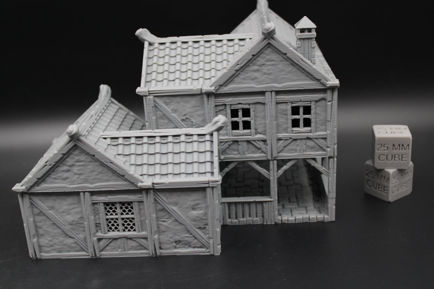 Tabletop Terrain Plaster Cob House 13of19 Town City Dnd RPG wargame skirmish 28-32mm