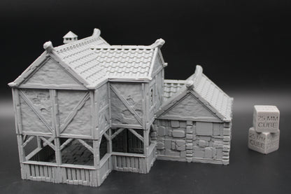 Tabletop Terrain Stone House 13of19 Town City Dnd RPG wargame skirmish 28-32mm