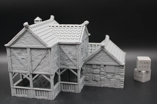 Tabletop Terrain Stone House 13of19 Town City Dnd RPG wargame skirmish 28-32mm