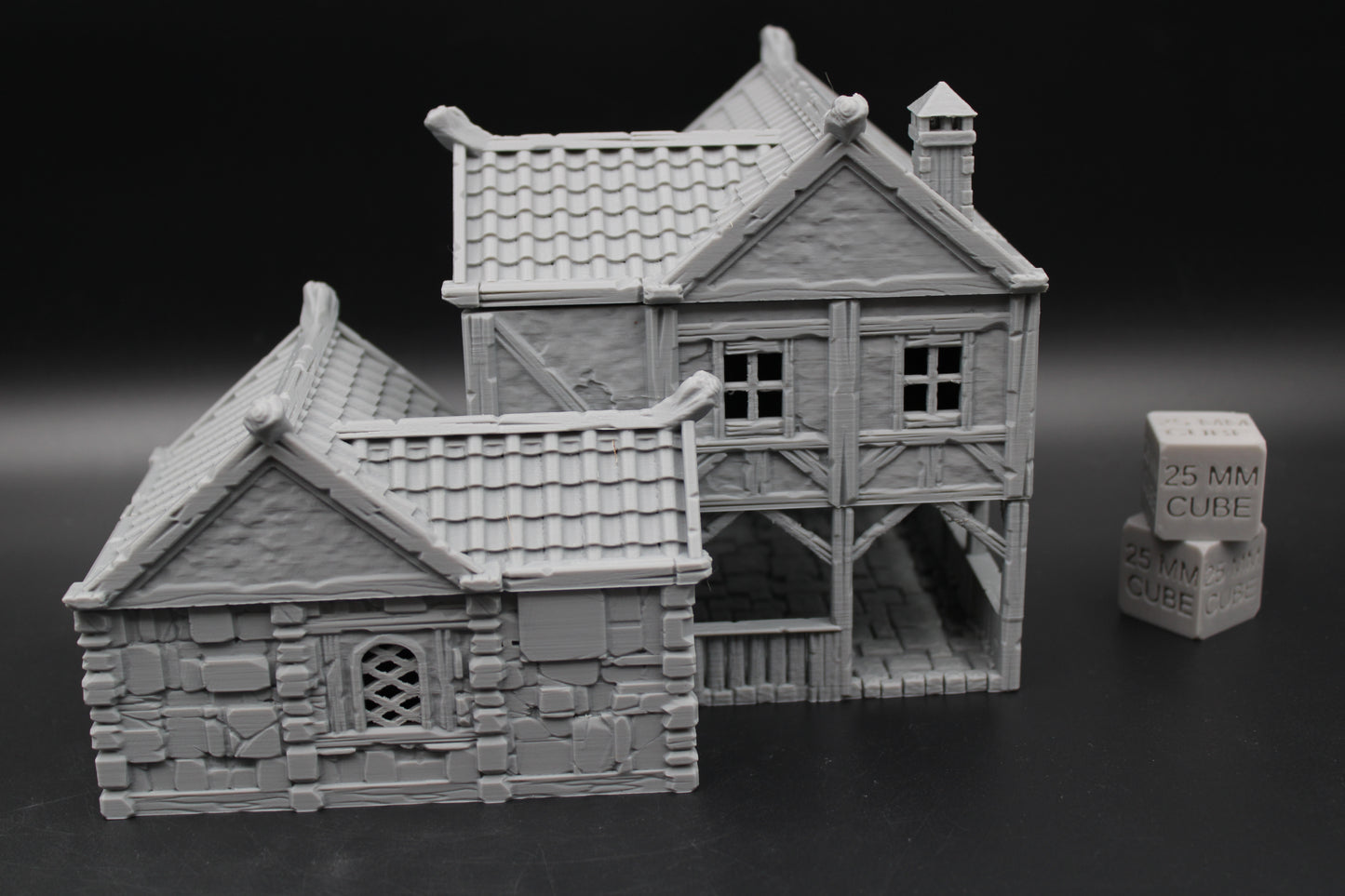 Tabletop Terrain Stone House 13of19 Town City Dnd RPG wargame skirmish 28-32mm