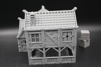 Tabletop Terrain Stone House 13of19 Town City Dnd RPG wargame skirmish 28-32mm