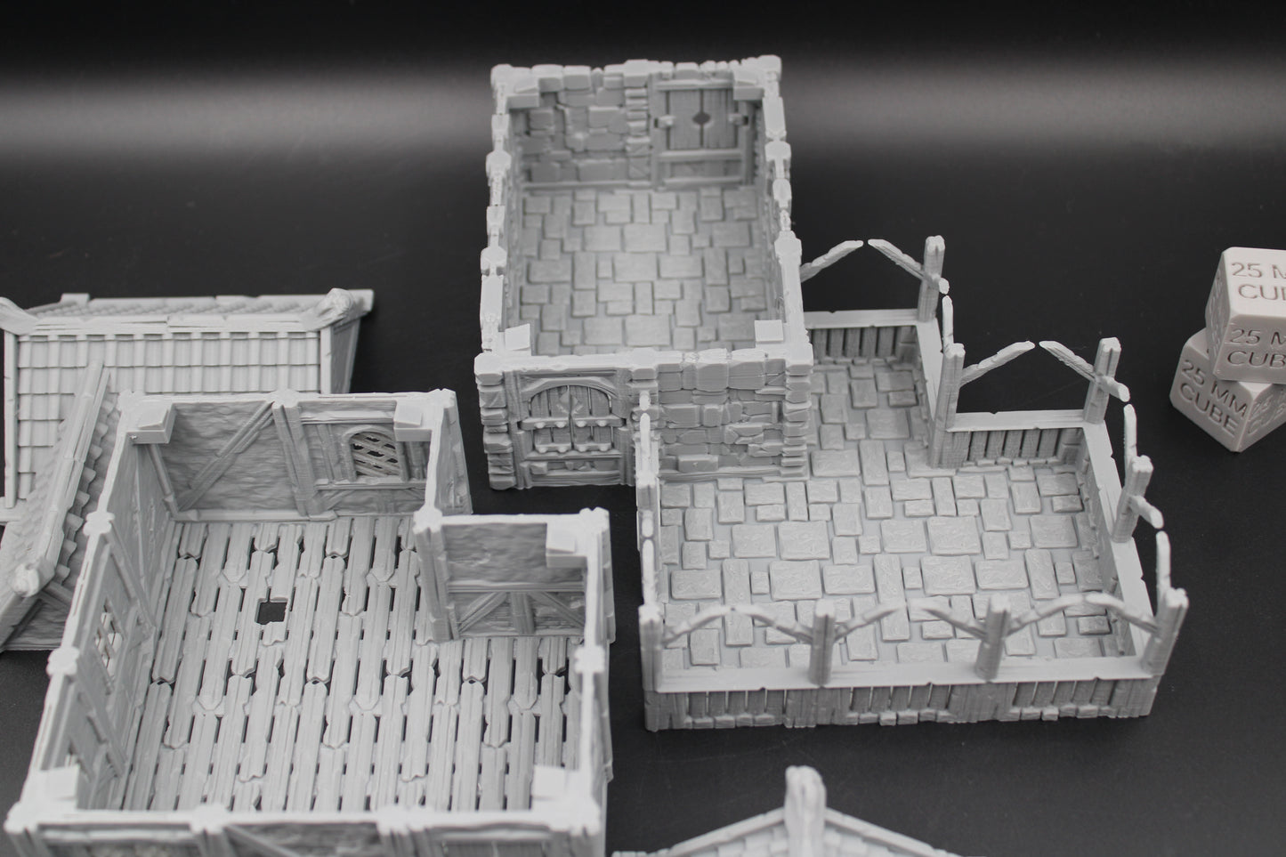 Tabletop Terrain Stone House 13of19 Town City Dnd RPG wargame skirmish 28-32mm