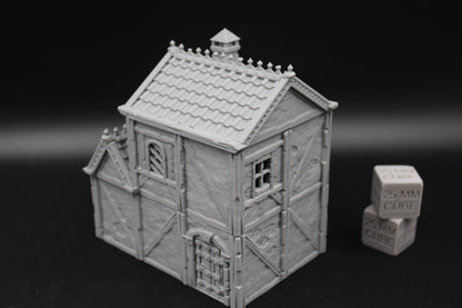 Tabletop Terrain Plaster Cob House 12of19 Town City Dnd RPG wargame skirmish 28-32mm