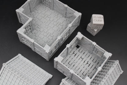 Tabletop Terrain Plaster Cob House 12of19 Town City Dnd RPG wargame skirmish 28-32mm