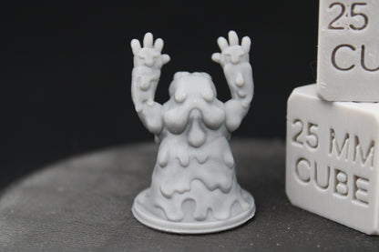 Mud Sludge Snow Water Golem Elemental Monster Creature 28mm 32mm Miniature Dnd RPG Skirmish