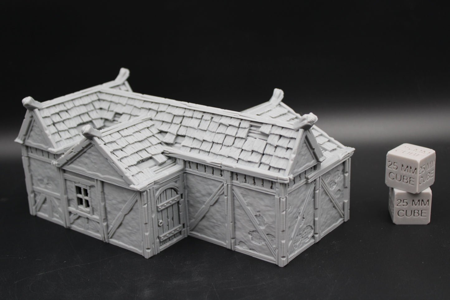 Tabletop Terrain Plaster Cob House 14of19 Town City Dnd RPG wargame skirmish 28-32mm