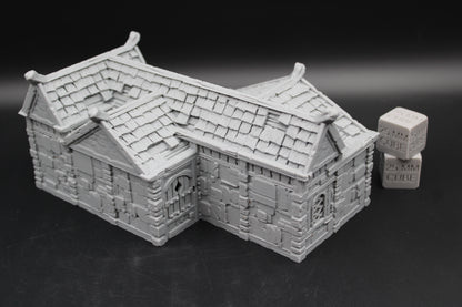Tabletop Terrain Stone House 14of19 Town City Dnd RPG wargame skirmish 28-32mm