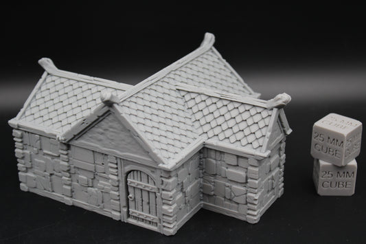 Tabletop Terrain Stone House 15of19 Town City Dnd RPG wargame skirmish 28-32mm