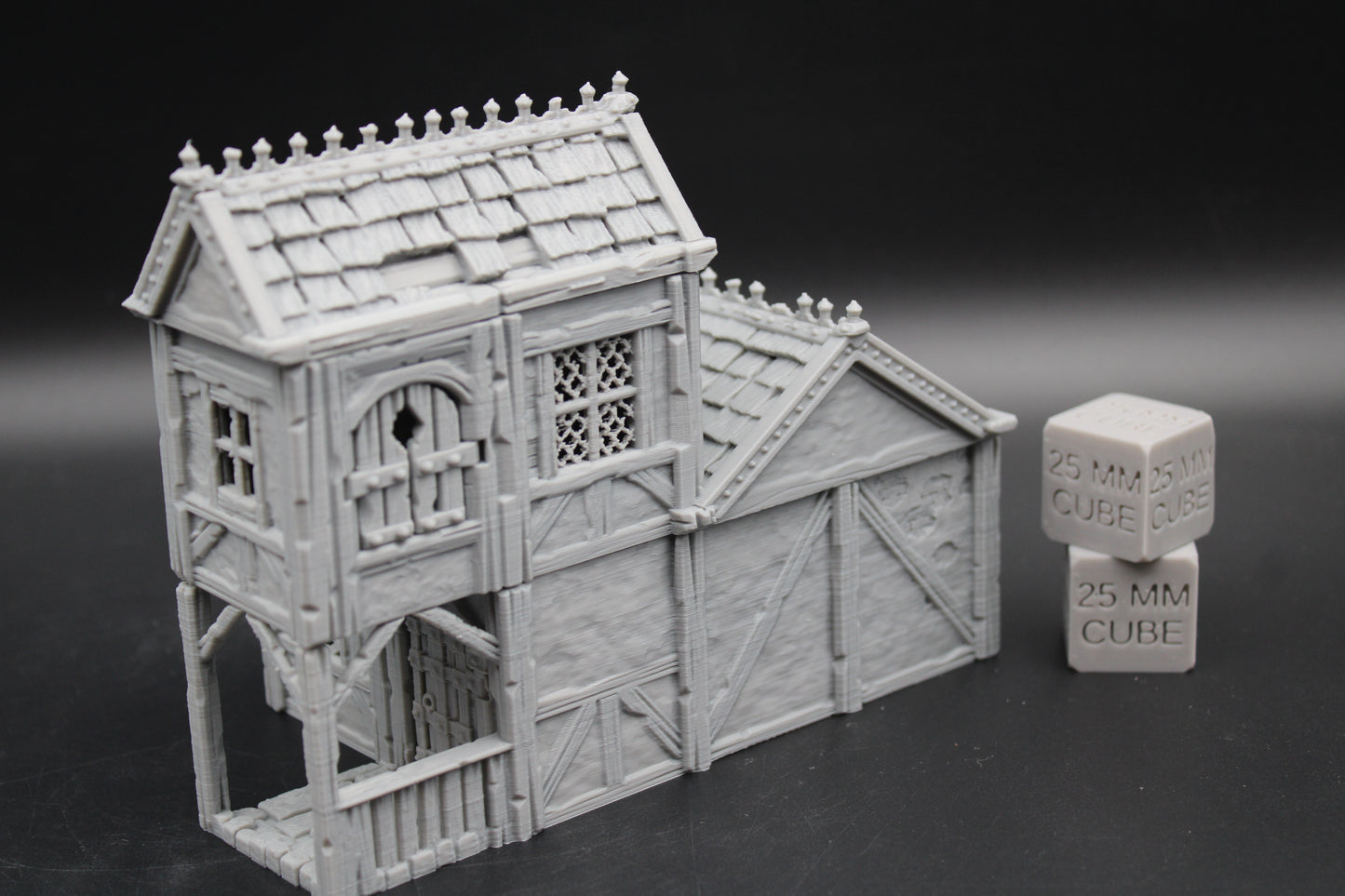 Tabletop Terrain Plaster Cob House 16of19 Town City Dnd RPG wargame skirmish 28-32mm