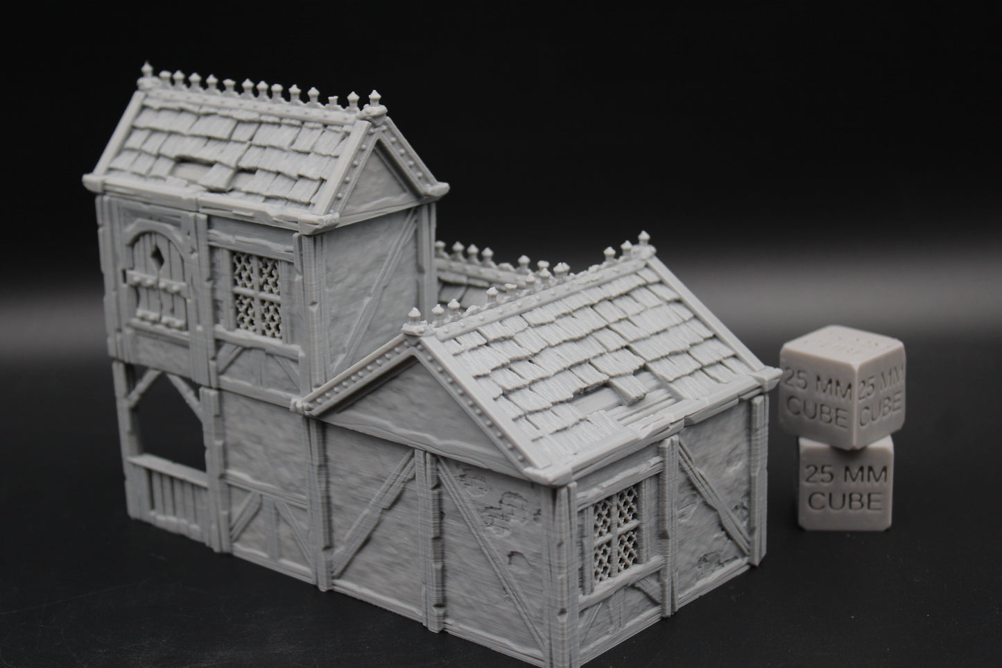 Tabletop Terrain Plaster Cob House 16of19 Town City Dnd RPG wargame skirmish 28-32mm