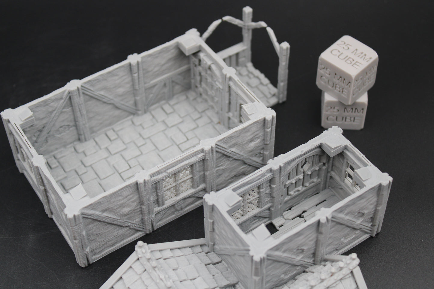 Tabletop Terrain Plaster Cob House 16of19 Town City Dnd RPG wargame skirmish 28-32mm