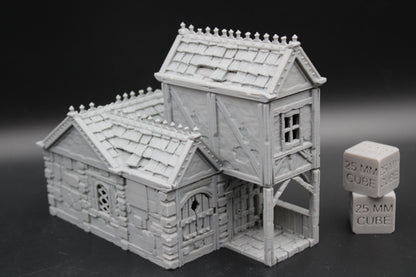 Tabletop Terrain Stone House 16of19 Town City Dnd RPG wargame skirmish 28-32mm