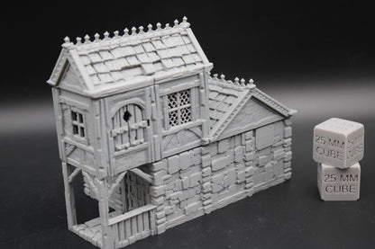Tabletop Terrain Stone House 16of19 Town City Dnd RPG wargame skirmish 28-32mm