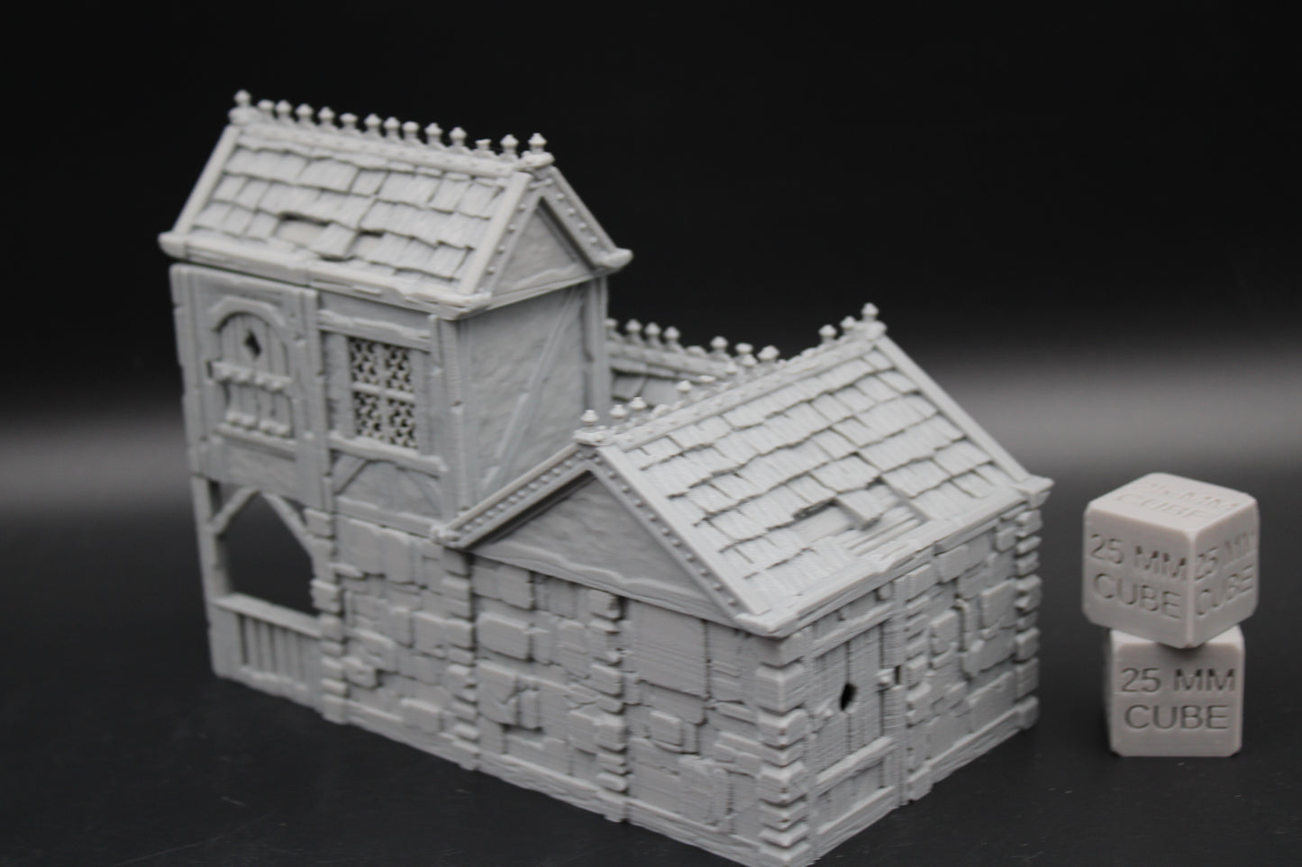 Tabletop Terrain Stone House 16of19 Town City Dnd RPG wargame skirmish 28-32mm