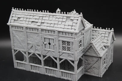 Tabletop Terrain Plaster Cob House 17of19 Town City Dnd RPG wargame skirmish 28-32mm