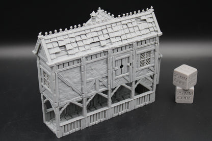 Tabletop Terrain Plaster Cob House 17of19 Town City Dnd RPG wargame skirmish 28-32mm