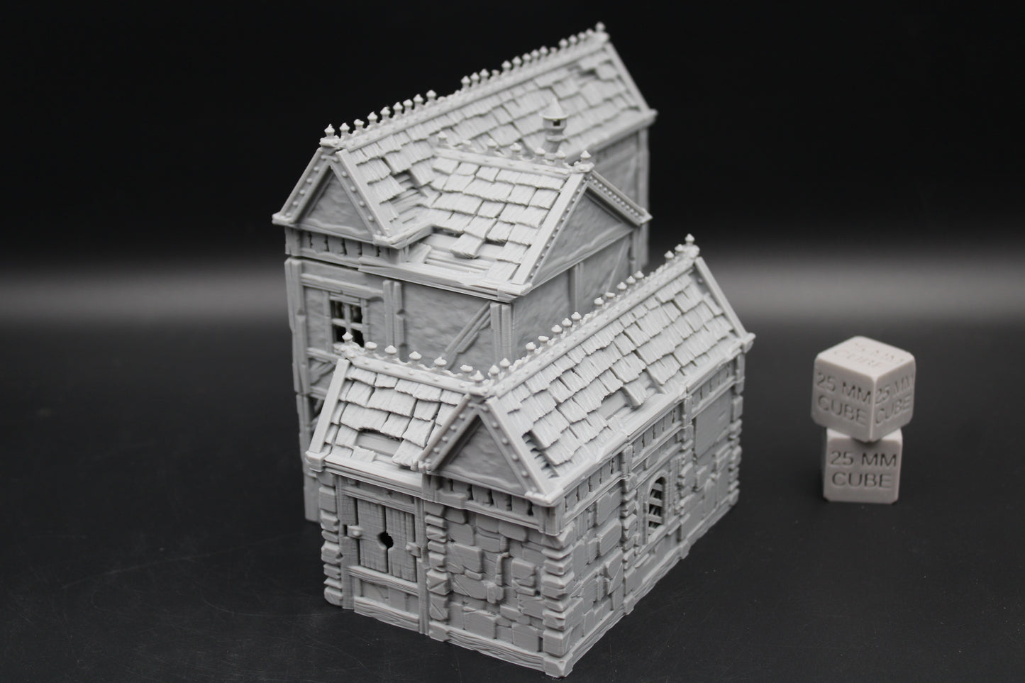 Tabletop Terrain Stone House 17of19 Town City Dnd RPG wargame skirmish 28-32mm