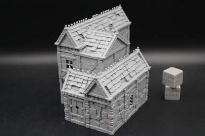 Tabletop Terrain Stone House 17of19 Town City Dnd RPG wargame skirmish 28-32mm