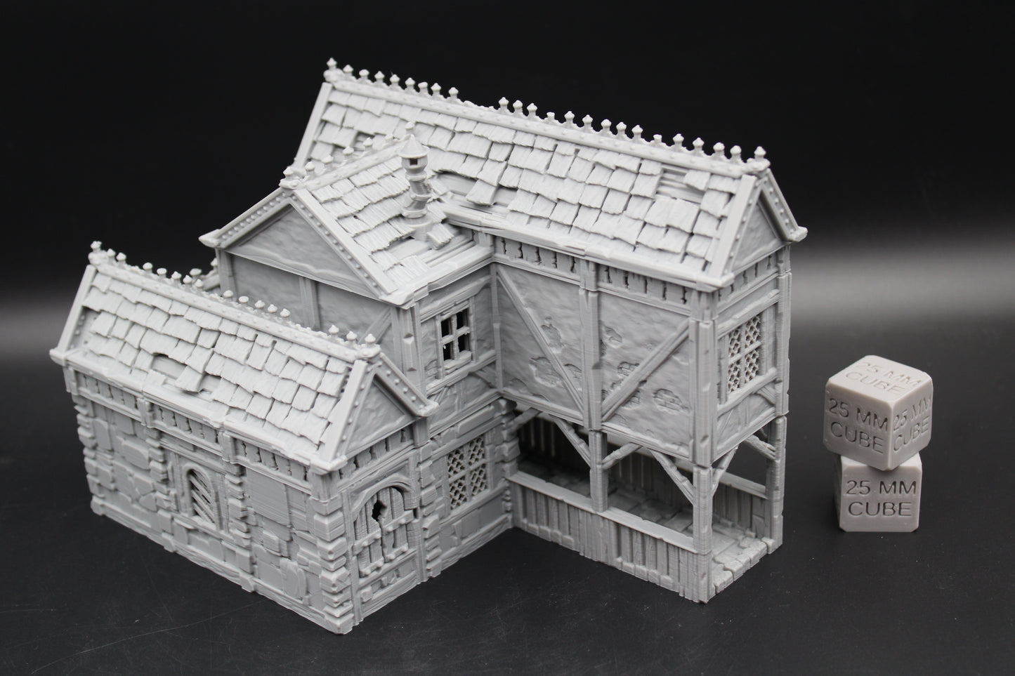 Tabletop Terrain Stone House 17of19 Town City Dnd RPG wargame skirmish 28-32mm