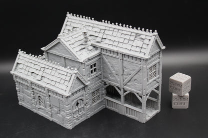 Tabletop Terrain Stone House 17of19 Town City Dnd RPG wargame skirmish 28-32mm