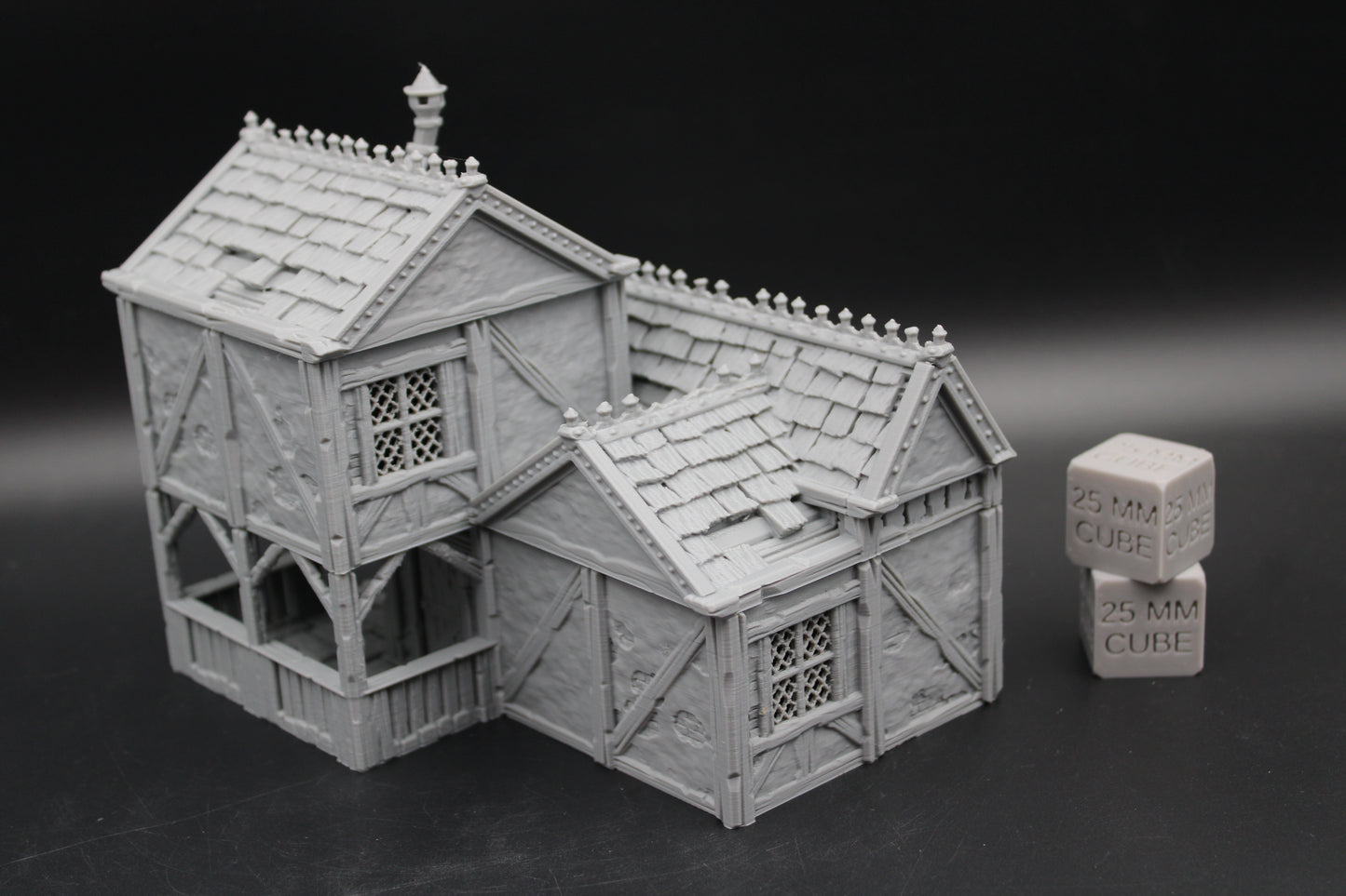 Tabletop Terrain Plaster Cob House 18of19 Town City Dnd RPG wargame skirmish 28-32mm