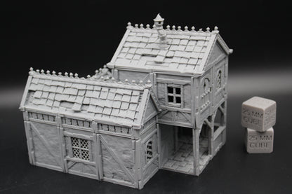 Tabletop Terrain Plaster Cob House 18of19 Town City Dnd RPG wargame skirmish 28-32mm