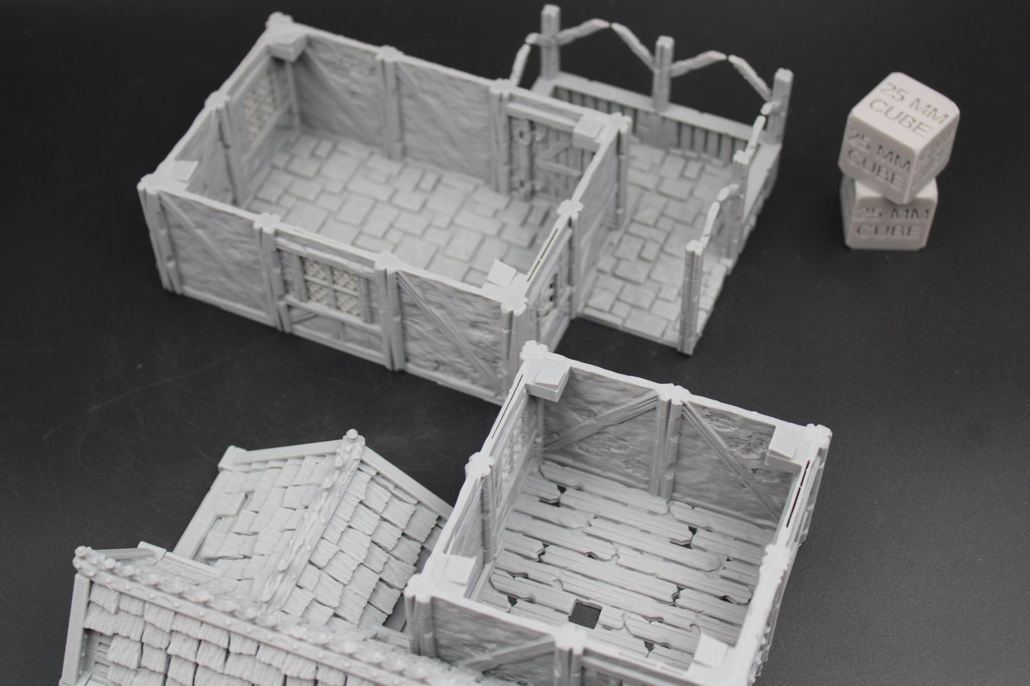 Tabletop Terrain Plaster Cob House 18of19 Town City Dnd RPG wargame skirmish 28-32mm