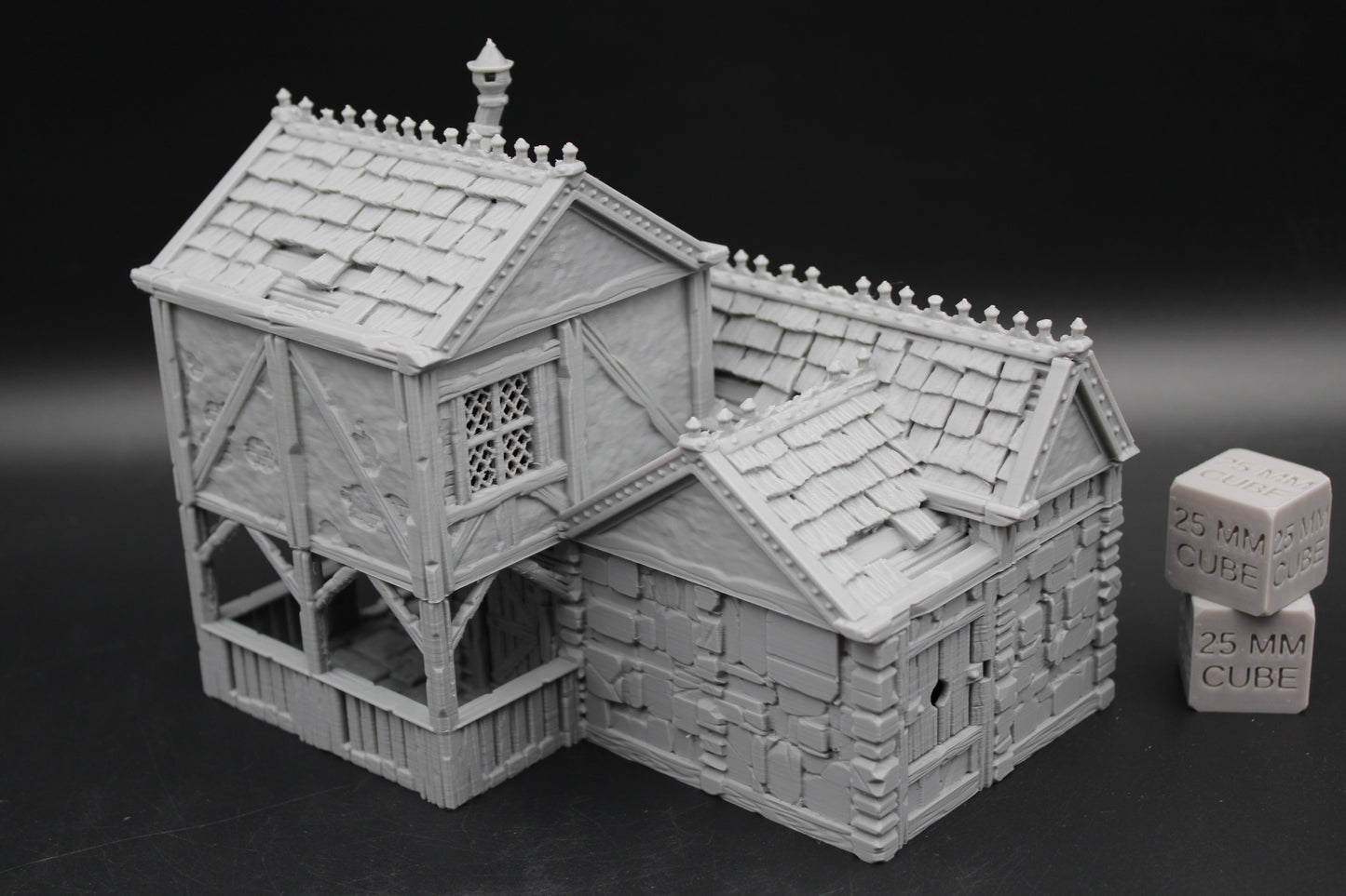 Tabletop Terrain Stone House 18of19 Town City Dnd RPG wargame skirmish 28-32mm