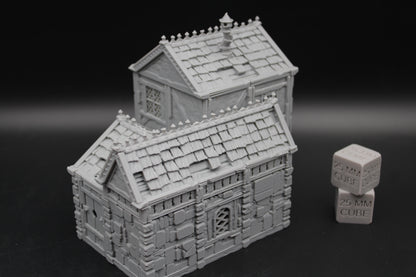 Tabletop Terrain Stone House 18of19 Town City Dnd RPG wargame skirmish 28-32mm