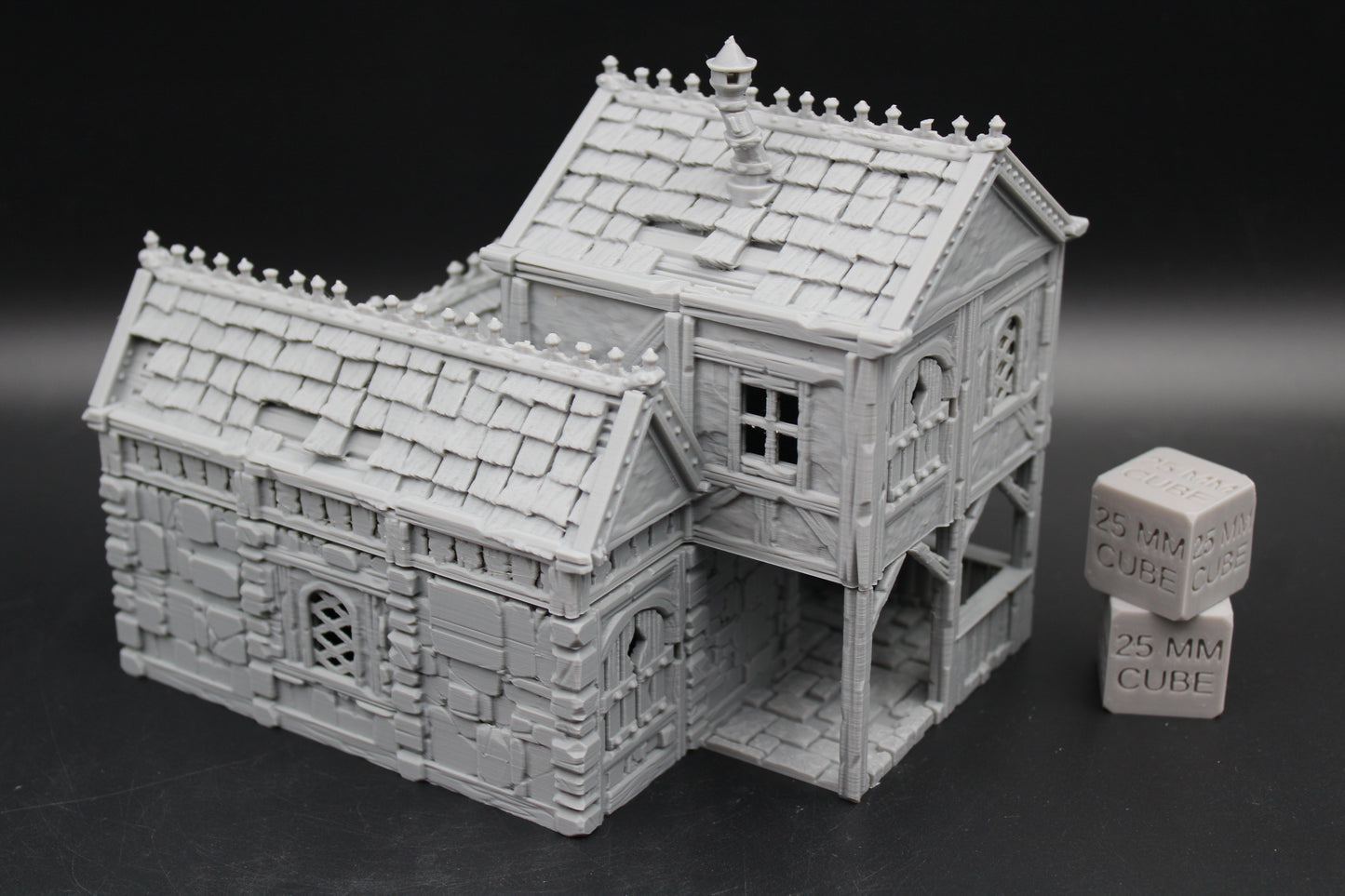 Tabletop Terrain Stone House 18of19 Town City Dnd RPG wargame skirmish 28-32mm