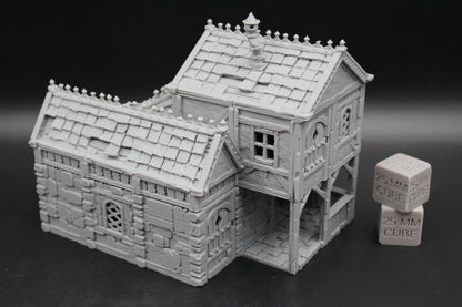 Tabletop Terrain Stone House 18of19 Town City Dnd RPG wargame skirmish 28-32mm