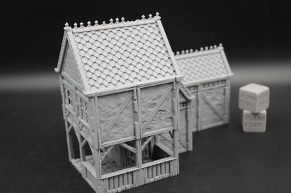 Tabletop Terrain Plaster Cob House 19of19 Town City Dnd RPG wargame skirmish 28-32mm