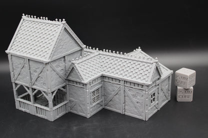Tabletop Terrain Plaster Cob House 19of19 Town City Dnd RPG wargame skirmish 28-32mm