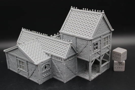 Tabletop Terrain Plaster Cob House 19of19 Town City Dnd RPG wargame skirmish 28-32mm