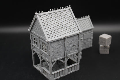 Tabletop Terrain Stone House 19of19 Town City Dnd RPG wargame skirmish 28-32mm