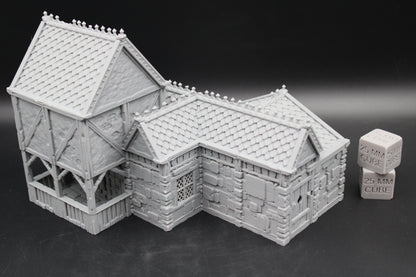 Tabletop Terrain Stone House 19of19 Town City Dnd RPG wargame skirmish 28-32mm