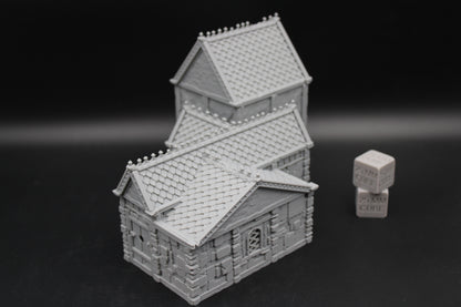 Tabletop Terrain Stone House 19of19 Town City Dnd RPG wargame skirmish 28-32mm