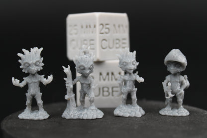 Woodland Forest Sprite Blight Set of 4 28mm 32mm Miniature Dnd Skirmish