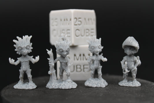 Woodland Forest Sprite Blight Set of 4 28mm 32mm Miniature Dnd Skirmish