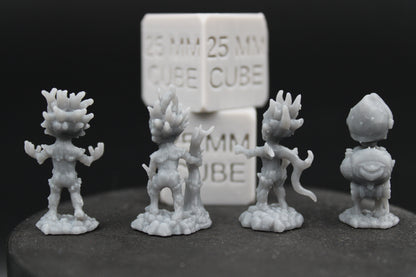 Woodland Forest Sprite Blight Set of 4 28mm 32mm Miniature Dnd Skirmish