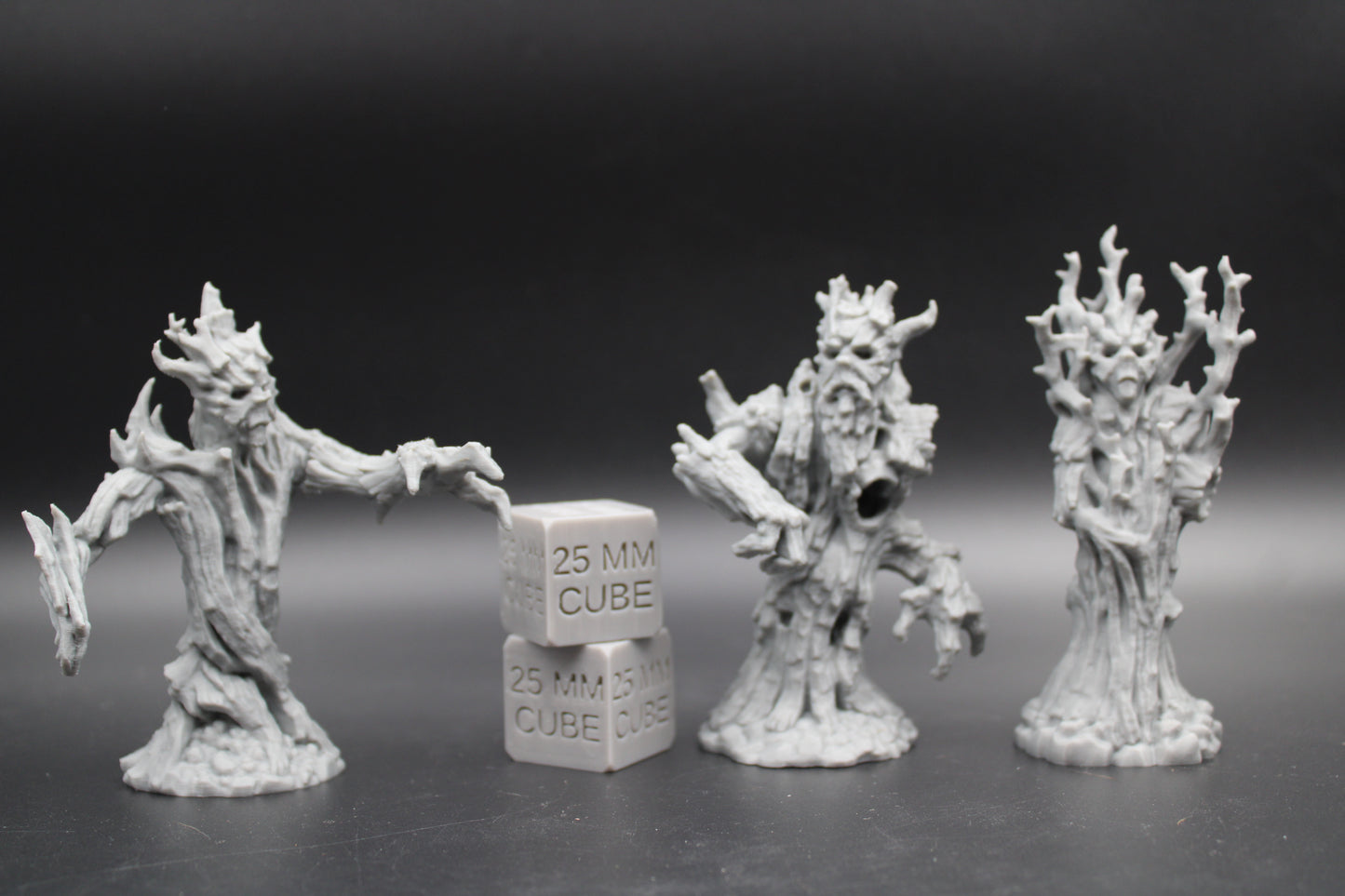 Woodland Forest Treant Blight Set of 3 28mm 32mm Miniature Dnd Skirmish