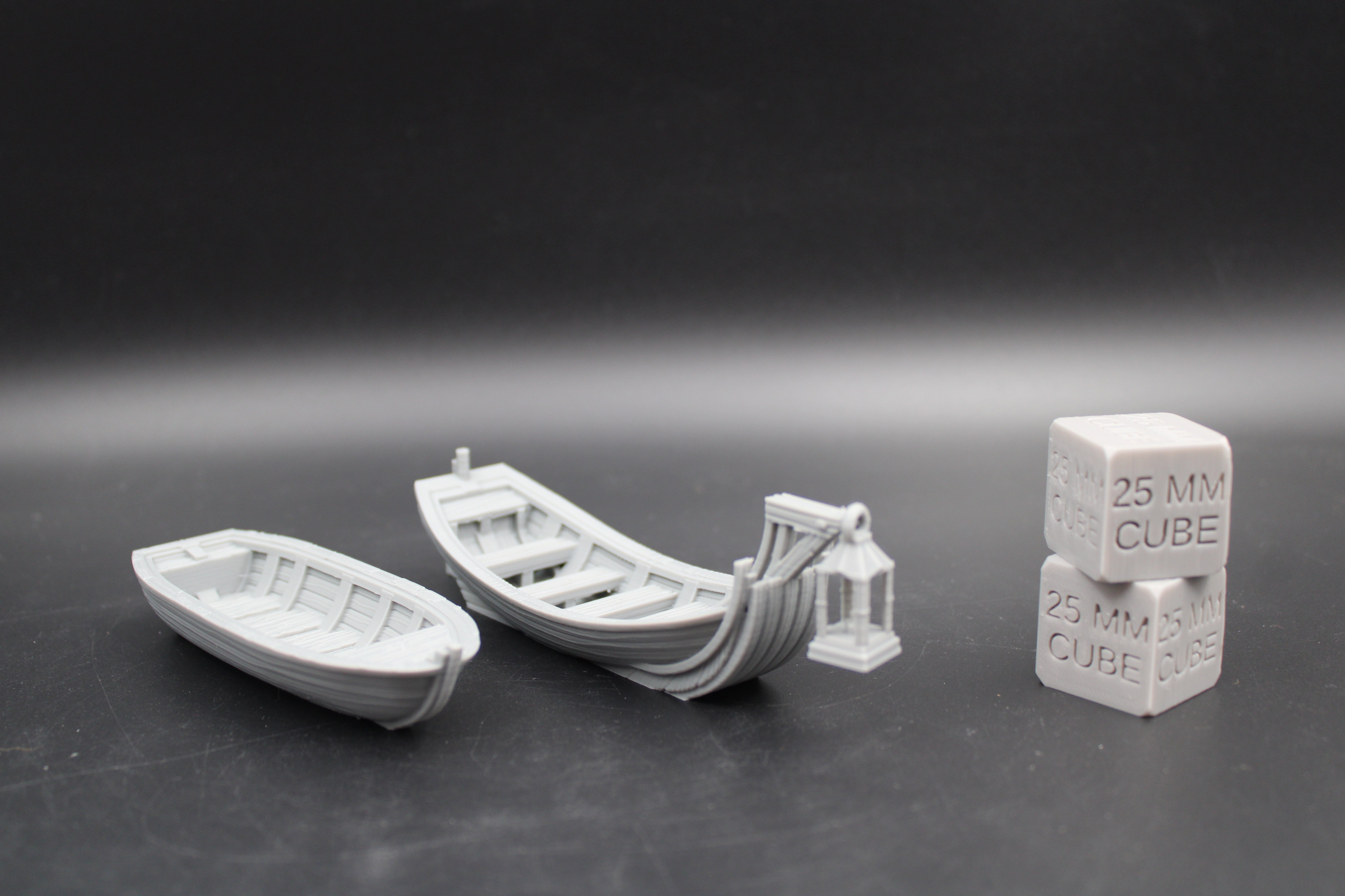 Tabletop Terrain Fantasy Boat Rowboat Ferry Set of 2 Dnd RPG Wargame S ...