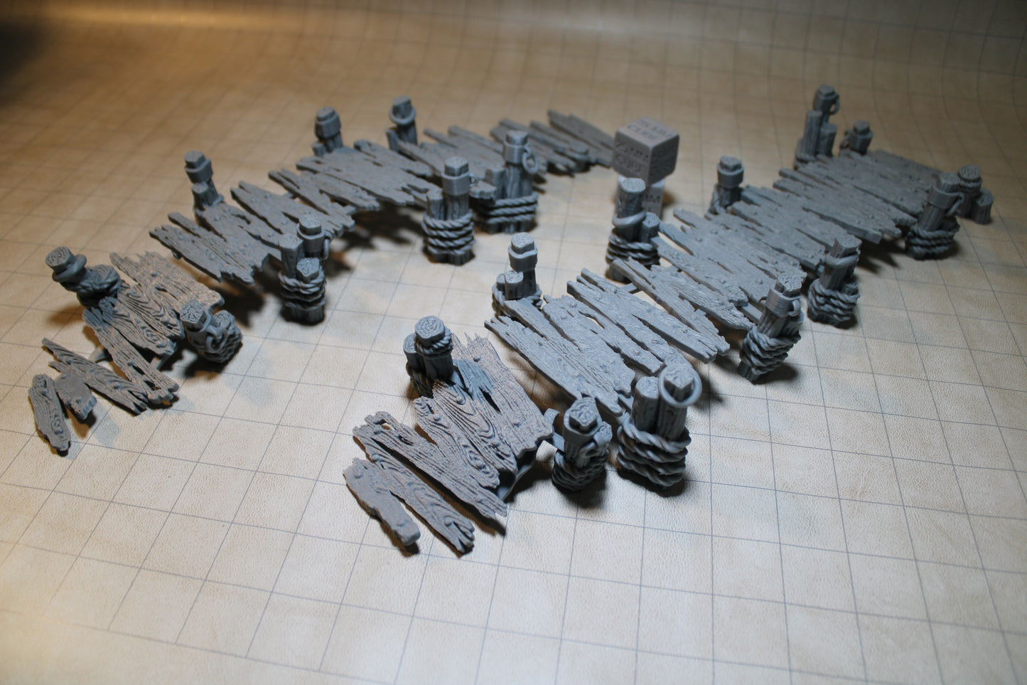 Tabletop Terrain Fantasy Dock Pier Walkway Boardwalk Seaside Swamp River Dnd RPG Wargame Skirmish