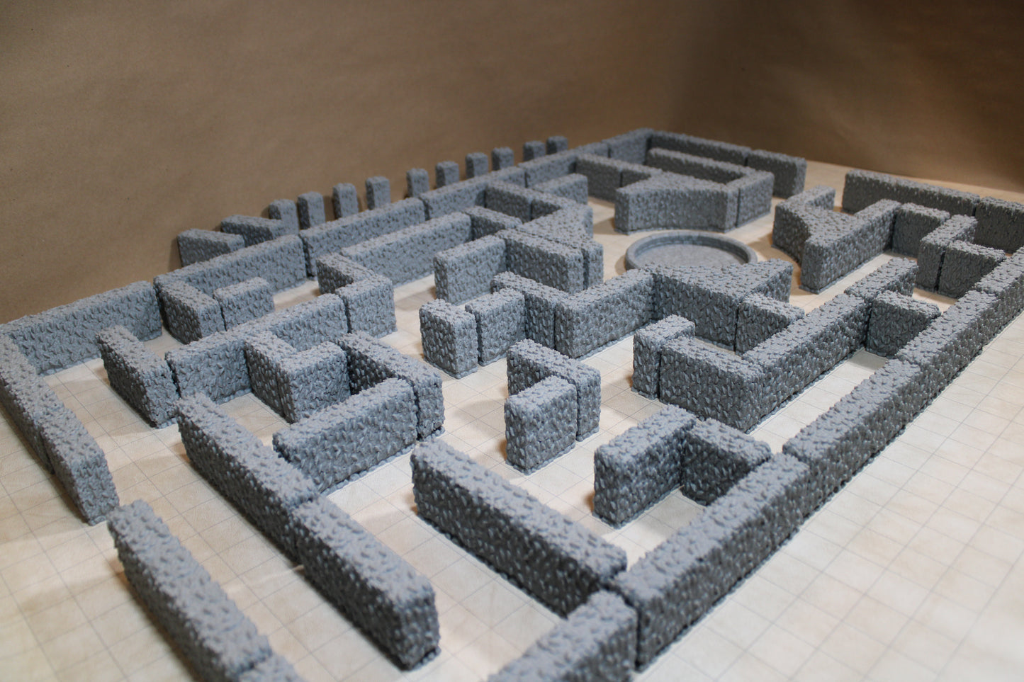 Tabletop Terrain 24x36 Tabletop Hedge Maze Labyrinth 80 Piece Set Dnd RPG Wargame Skirmish 28-32mm