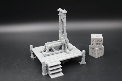 Tabletop Terrain Guillotine Wargame Skirmish 28mm